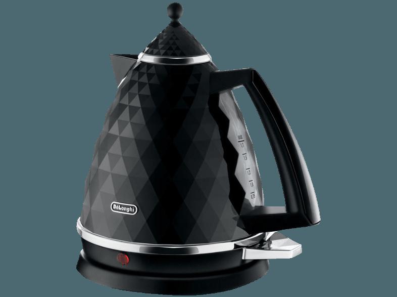 DELONGHI KBJ 2001.BK Wasserkocher Brillant Schwarz (2000, 1.7 Liter), DELONGHI, KBJ, 2001.BK, Wasserkocher, Brillant, Schwarz, 2000, 1.7, Liter,