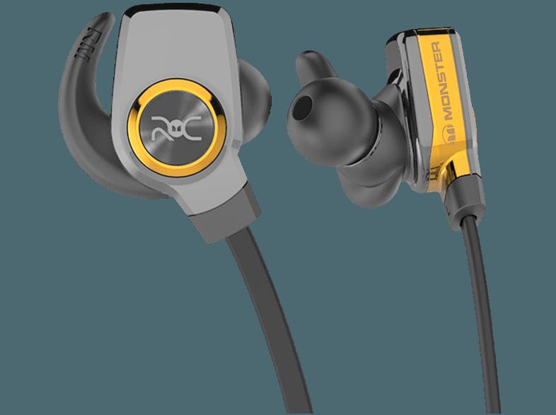 MONSTER ROC Sport SuperSlim Wireless Kopfhörer Schwarz/Gold, MONSTER, ROC, Sport, SuperSlim, Wireless, Kopfhörer, Schwarz/Gold