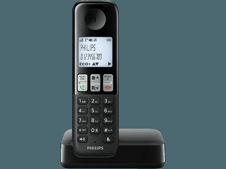 PHILIPS D2301B Schnurloses Telefon