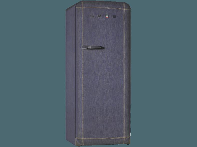 SMEG FAB 28 RDB Kühlschrank (180 kWh/Jahr, A  , 1510 mm hoch, Denim Jeans-Stoff)