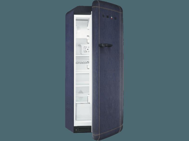 SMEG FAB 28 RDB Kühlschrank (180 kWh/Jahr, A  , 1510 mm hoch, Denim Jeans-Stoff)