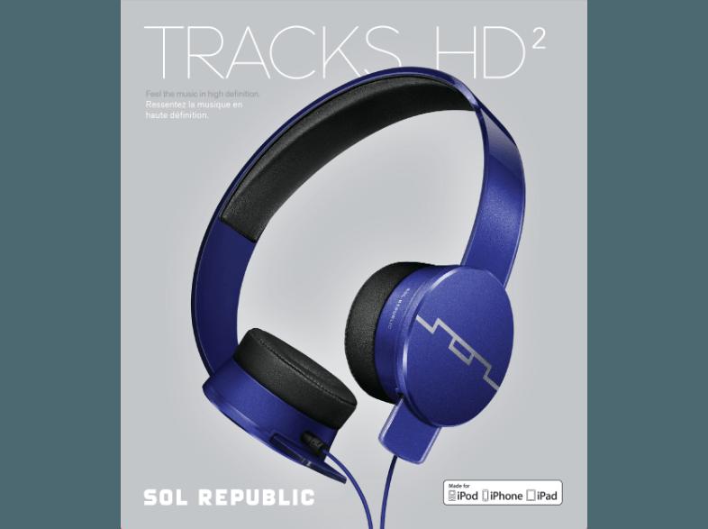 SOL REPUBLIC Tracks HD2 Kopfhörer Blau, SOL, REPUBLIC, Tracks, HD2, Kopfhörer, Blau