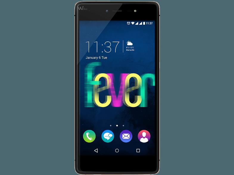 WIKO FEVER  Schwarz/Gold Dual SIM, WIKO, FEVER, Schwarz/Gold, Dual, SIM