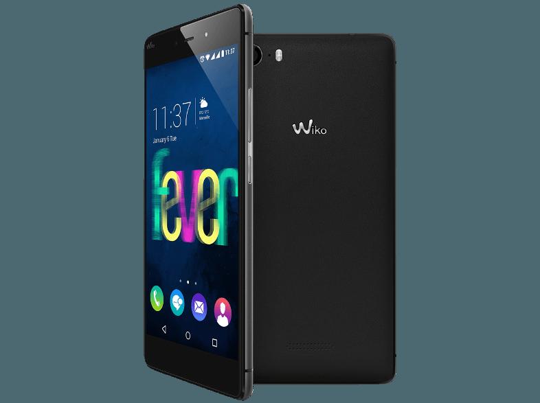 WIKO FEVER  Schwarz/Grau Dual SIM, WIKO, FEVER, Schwarz/Grau, Dual, SIM