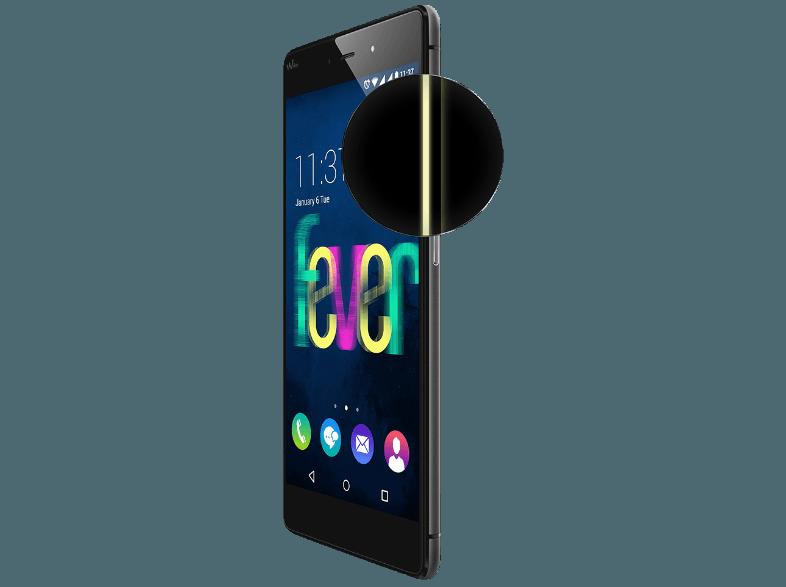 WIKO FEVER  Schwarz/Grau Dual SIM