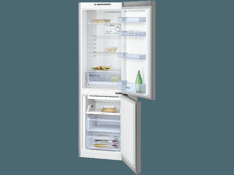 BOSCH KGN 36 NL 30 Kühlgefrierkombination (235 kWh/Jahr, A  , 1860 mm hoch, Inox-look)