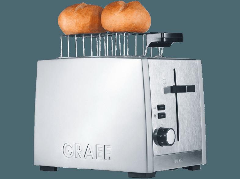 GRAEF TO 80 Toaster Silber (1.01 kW, Schlitze: 2)