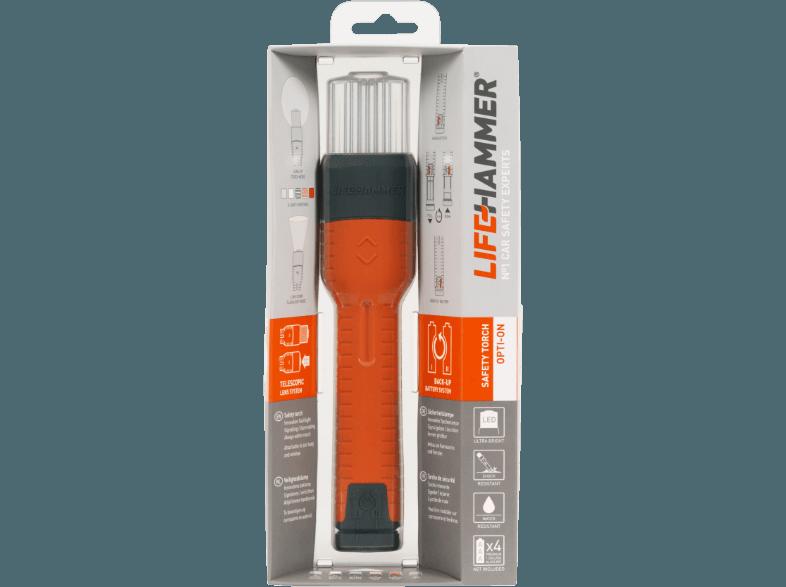 LIFEHAMMER STOBL001 OPTI-ON Taschenlampe, LIFEHAMMER, STOBL001, OPTI-ON, Taschenlampe