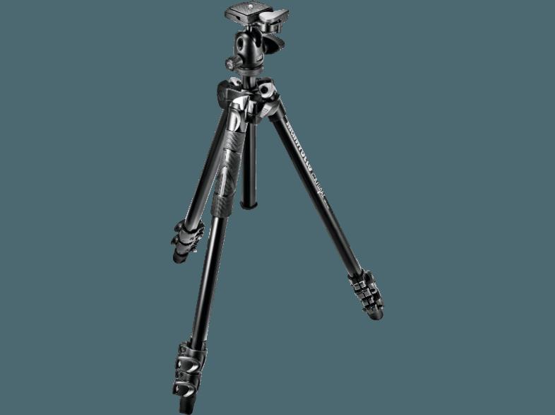 MANFROTTO MK290LTA3-BH Dreibein Stativ, Schwarz,, MANFROTTO, MK290LTA3-BH, Dreibein, Stativ, Schwarz,