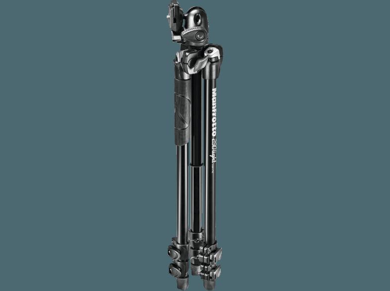 MANFROTTO MK290LTA3-BH Dreibein Stativ, Schwarz,, MANFROTTO, MK290LTA3-BH, Dreibein, Stativ, Schwarz,