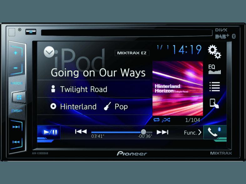 PIONEER AVH-X3800DAB, PIONEER, AVH-X3800DAB