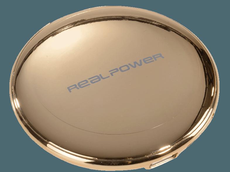 REALPOWER PB-7000 Ladies Edition 5.000 mAh Champagne, REALPOWER, PB-7000, Ladies, Edition, 5.000, mAh, Champagne