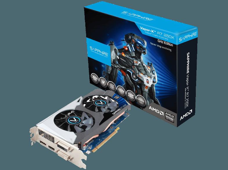 SAPPHIRE Vapor-X R7 250X 2G GDDR5 ( PCI-Express 3.0)