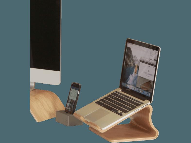 WOODCESSORIES EcoLift -Laptop Edition - Lundgren MacBook- und Notebookhalterung, WOODCESSORIES, EcoLift, -Laptop, Edition, Lundgren, MacBook-, Notebookhalterung