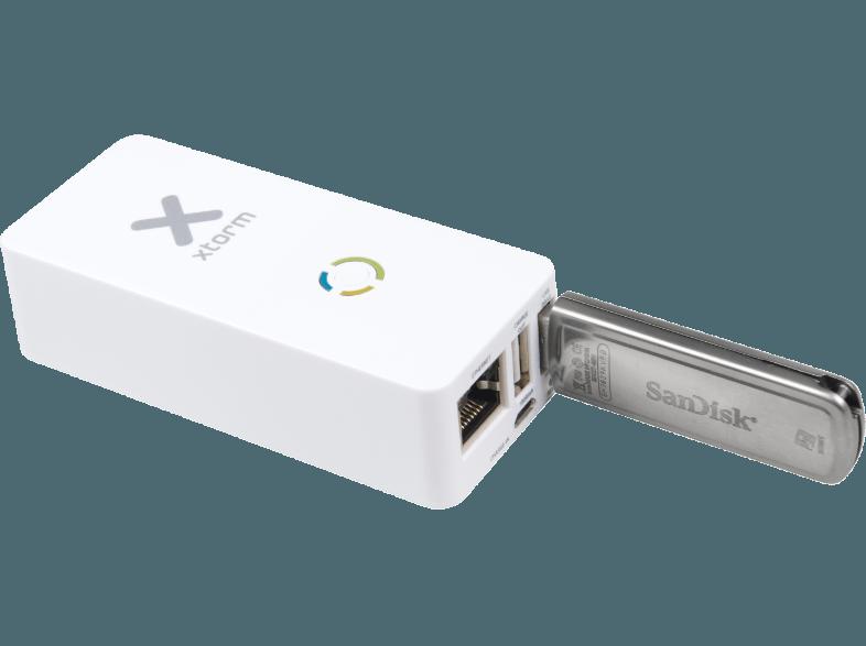 XTORM XPD06 Smart Hub/Powerbank 5200 mAh Weiß