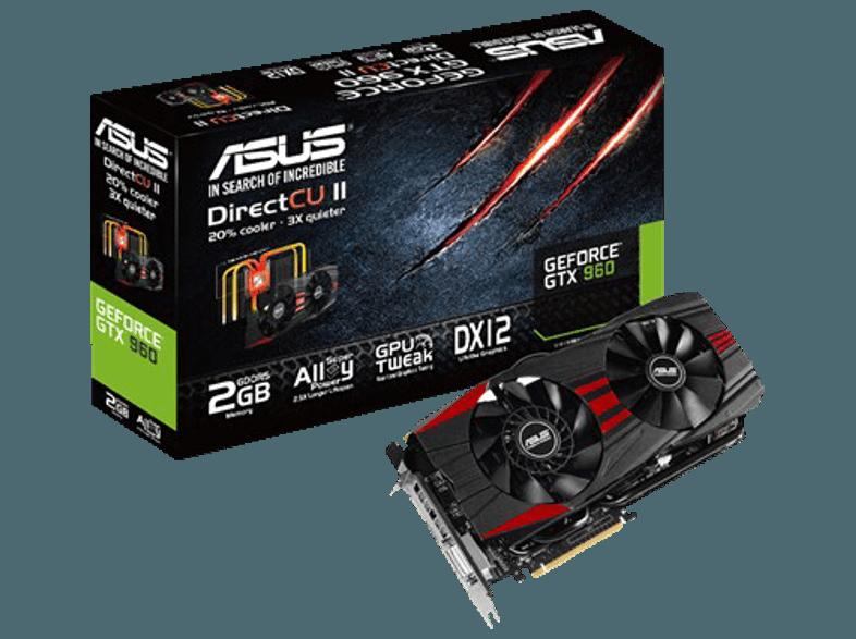 ASUS GTX960-DC2-2GD5-BLACK ( PCI Express 3.0), ASUS, GTX960-DC2-2GD5-BLACK, , PCI, Express, 3.0,