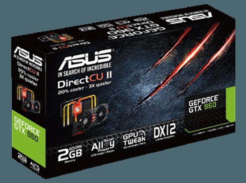 ASUS GTX960-DC2-2GD5-BLACK ( PCI Express 3.0), ASUS, GTX960-DC2-2GD5-BLACK, , PCI, Express, 3.0,