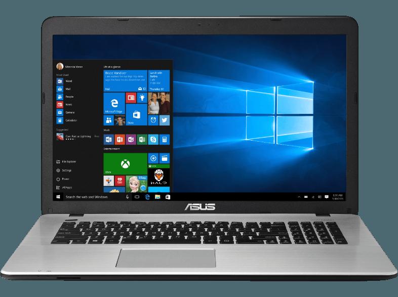 ASUS R752LX-T4070T Notebook 17.3 Zoll, ASUS, R752LX-T4070T, Notebook, 17.3, Zoll
