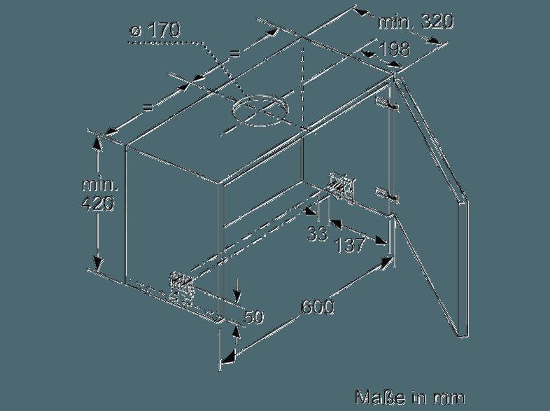 BOSCH DFR067A50 Dunstabzugshaube (290 mm tief)