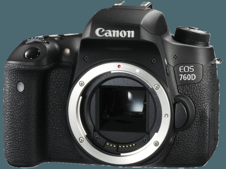 CANON EOS 760D Gehäuse Spiegelreflexkamera 24.2 Megapixel  , 7.7 cm Display   Touchscreen, WLAN