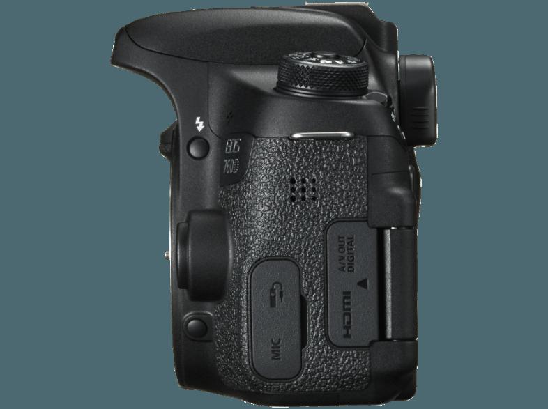 CANON EOS 760D Gehäuse Spiegelreflexkamera 24.2 Megapixel  , 7.7 cm Display   Touchscreen, WLAN