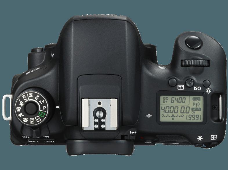CANON EOS 760D Gehäuse Spiegelreflexkamera 24.2 Megapixel  , 7.7 cm Display   Touchscreen, WLAN