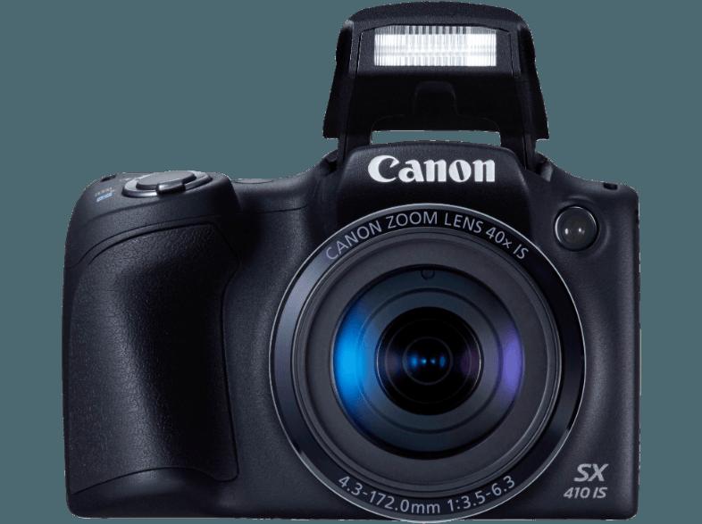 CANON PowerShot SX410 IS  Schwarz (20 Megapixel, 40x opt. Zoom, 7.5 cm TFT)