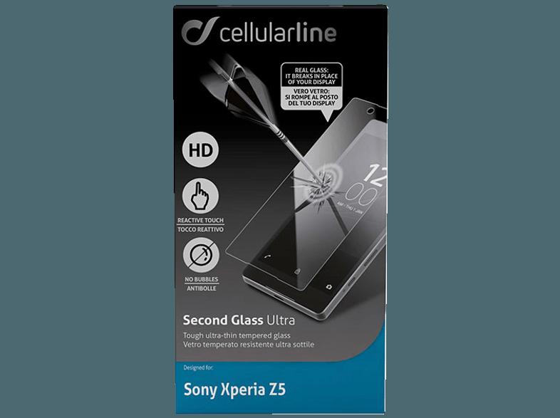 CELLULAR LINE 37099 Displayschutzglas (Sony Xperia Z5), CELLULAR, LINE, 37099, Displayschutzglas, Sony, Xperia, Z5,