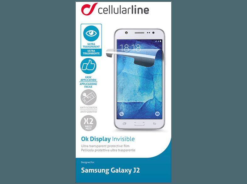 CELLULAR LINE 37212 Displayschutzfolie, Microfasertuch, Staubentferner Galaxy J2
