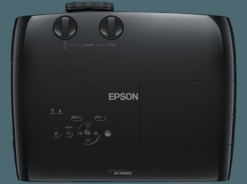 EPSON EH-TW6600 Beamer (Full-HD, 3D, 2.500 Lumen, 3LCD-Technologie, RGB-Flüssigkristallverschluss)