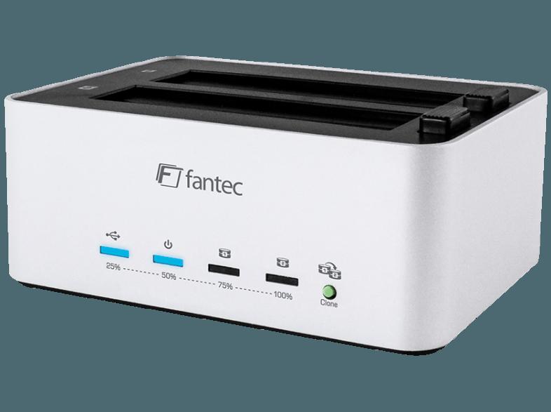 FANTEC 1796 AluDock 2X  2.5/3.5 Zoll extern