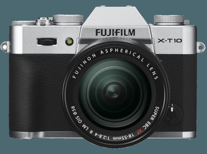 FUJIFILM X-T10 Systemkamera 16.3 Megapixel mit Objektiv 18-55 mm f/2.8-4, 7.62 cm Display  , WLAN, FUJIFILM, X-T10, Systemkamera, 16.3, Megapixel, Objektiv, 18-55, mm, f/2.8-4, 7.62, cm, Display, , WLAN