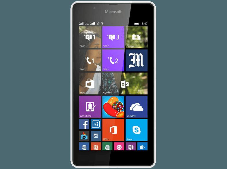 MICROSOFT Lumia 540 8 GB Weiß Dual SIM