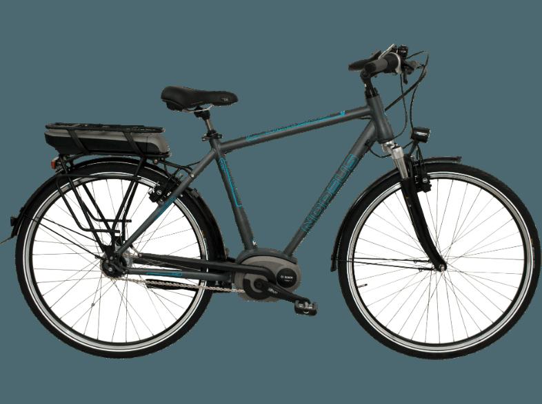 NOPEUS Nexus 8 eTour Pedelec (28 Zoll, 48 cm, Herren, 400 Wh)