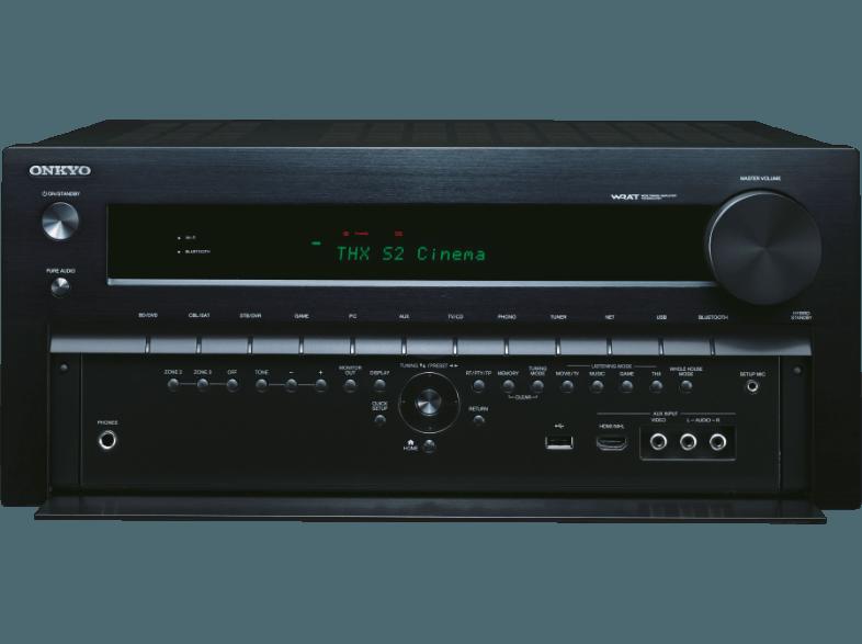 ONKYO TX-NR838 AV-Receiver (7.2 Kanäle, 180 Watt pro Kanal, Schwarz), ONKYO, TX-NR838, AV-Receiver, 7.2, Kanäle, 180, Watt, pro, Kanal, Schwarz,