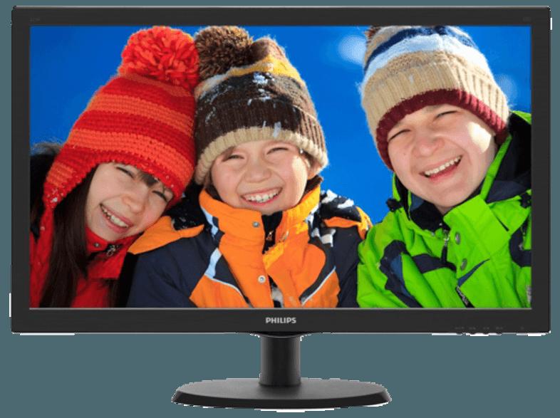 PHILIPS 223V5LHSB2 21.5 Zoll Full-HD LCD-Monitor mit SmartControl Lite