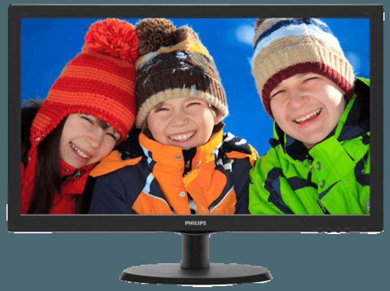 PHILIPS 223V5LHSB2 21.5 Zoll Full-HD LCD-Monitor mit SmartControl Lite