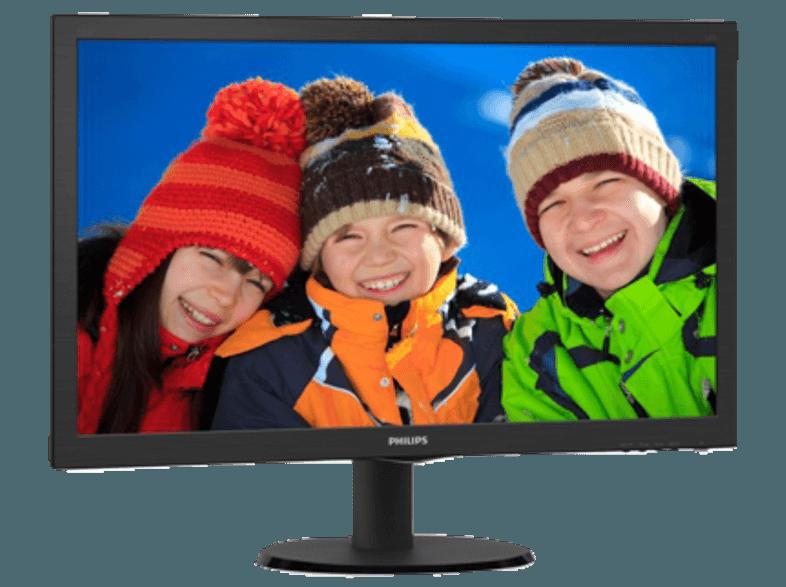PHILIPS 223V5LHSB2 21.5 Zoll Full-HD LCD-Monitor mit SmartControl Lite