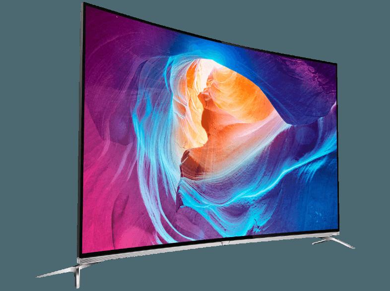 PHILIPS 65PUS8700 LED TV (Curved, 65 Zoll, UHD 4K, 3D, SMART TV), PHILIPS, 65PUS8700, LED, TV, Curved, 65, Zoll, UHD, 4K, 3D, SMART, TV,