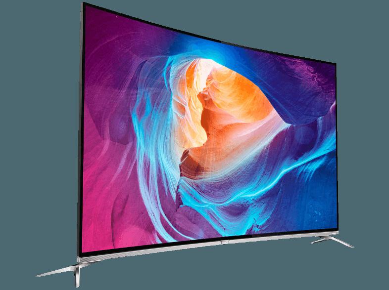 PHILIPS 65PUS8700 LED TV (Curved, 65 Zoll, UHD 4K, 3D, SMART TV)