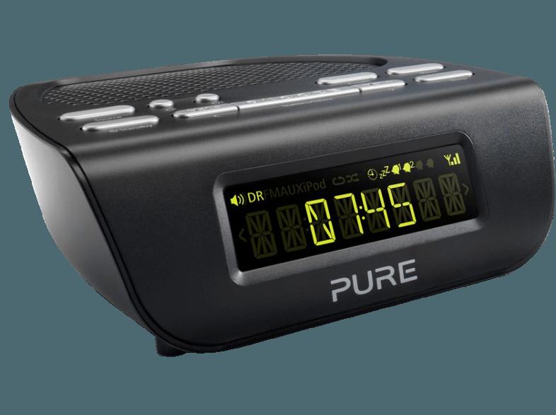 PURE Siesta Mi Series 2 Radio (Digital Radio, UKW, DAB , Schwarz)