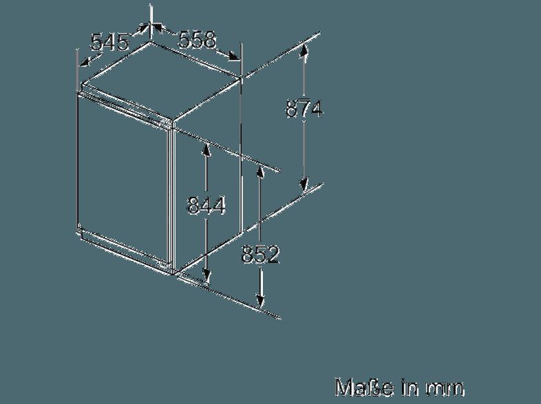 SIEMENS KI21RAF30 Kühlschrank (97 kWh/Jahr, A  , 874 mm hoch, Weiß), SIEMENS, KI21RAF30, Kühlschrank, 97, kWh/Jahr, A, , 874, mm, hoch, Weiß,