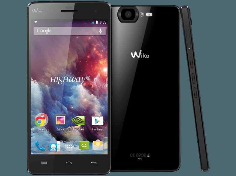 WIKO Highway 16 GB Schwarz, WIKO, Highway, 16, GB, Schwarz