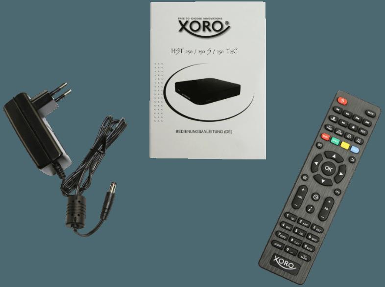 XORO HST 250 S Receiver (HDTV, PVR-Funktion, DVB-S, DVB-S2, schwarz)