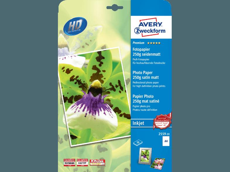 ZWECKFORM 2559-20 Fotopapier 210 x297 mm A4 1 Stück