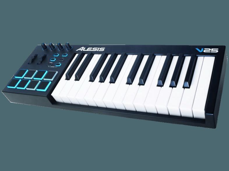 ALESIS V25 USB MIDI Pad/Keyboard Controller, ALESIS, V25, USB, MIDI, Pad/Keyboard, Controller