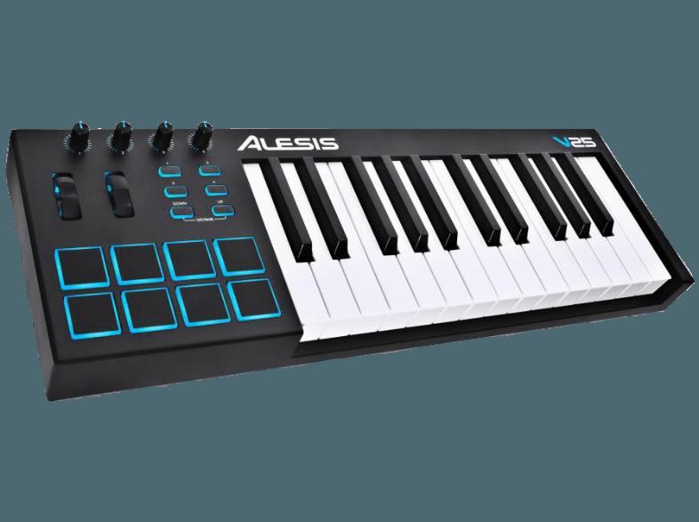 ALESIS V25 USB MIDI Pad/Keyboard Controller, ALESIS, V25, USB, MIDI, Pad/Keyboard, Controller