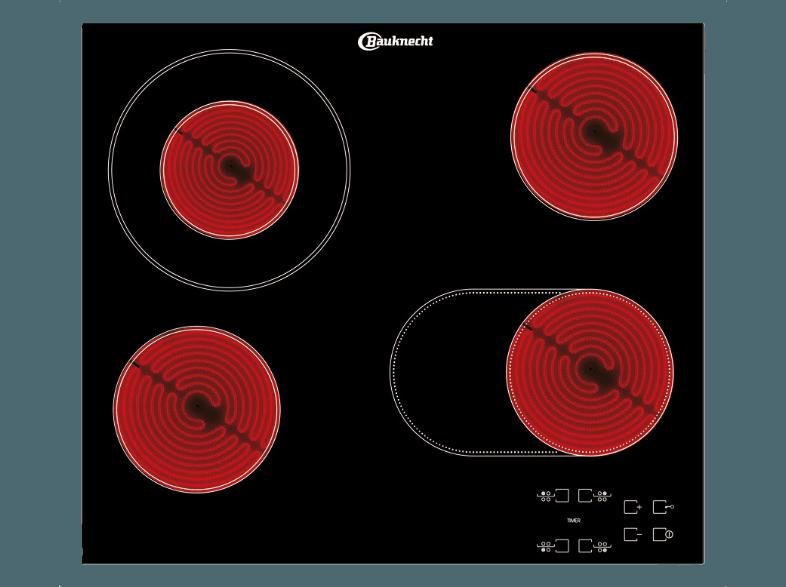 BAUKNECHT BAKO 7225 IN/1 Einbauherdset (Glaskeramik-Kochfeld, A, 60 Liter)