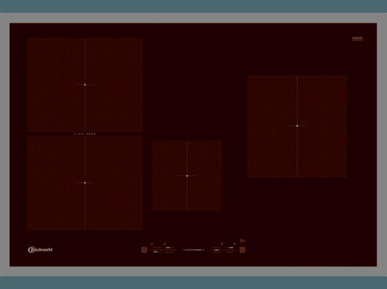 BAUKNECHT BAKO 878 FLEX Herdset (A, 60 Liter/Jahr, 560 mm (Backofen), 770 mm (Kochfeld) breit)
