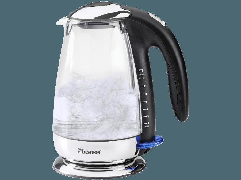 BESTRON DWK 28 G Wasserkocher Glas (3000 Watt, 1.7 Liter)